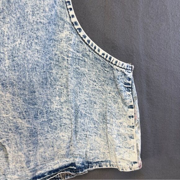 1980s crop fit 100 percent cotton vest Vivaldi vintage vest large - Picture 5 of 12